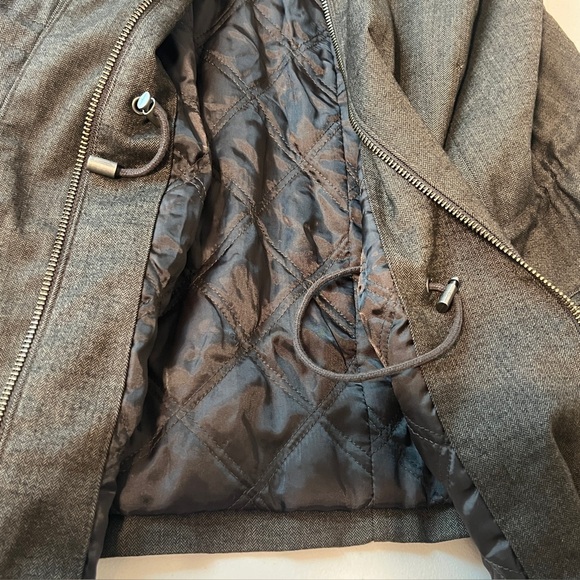 J.Jill Faux Fur Collar Vest - Olive Green - Picture 11 of 11